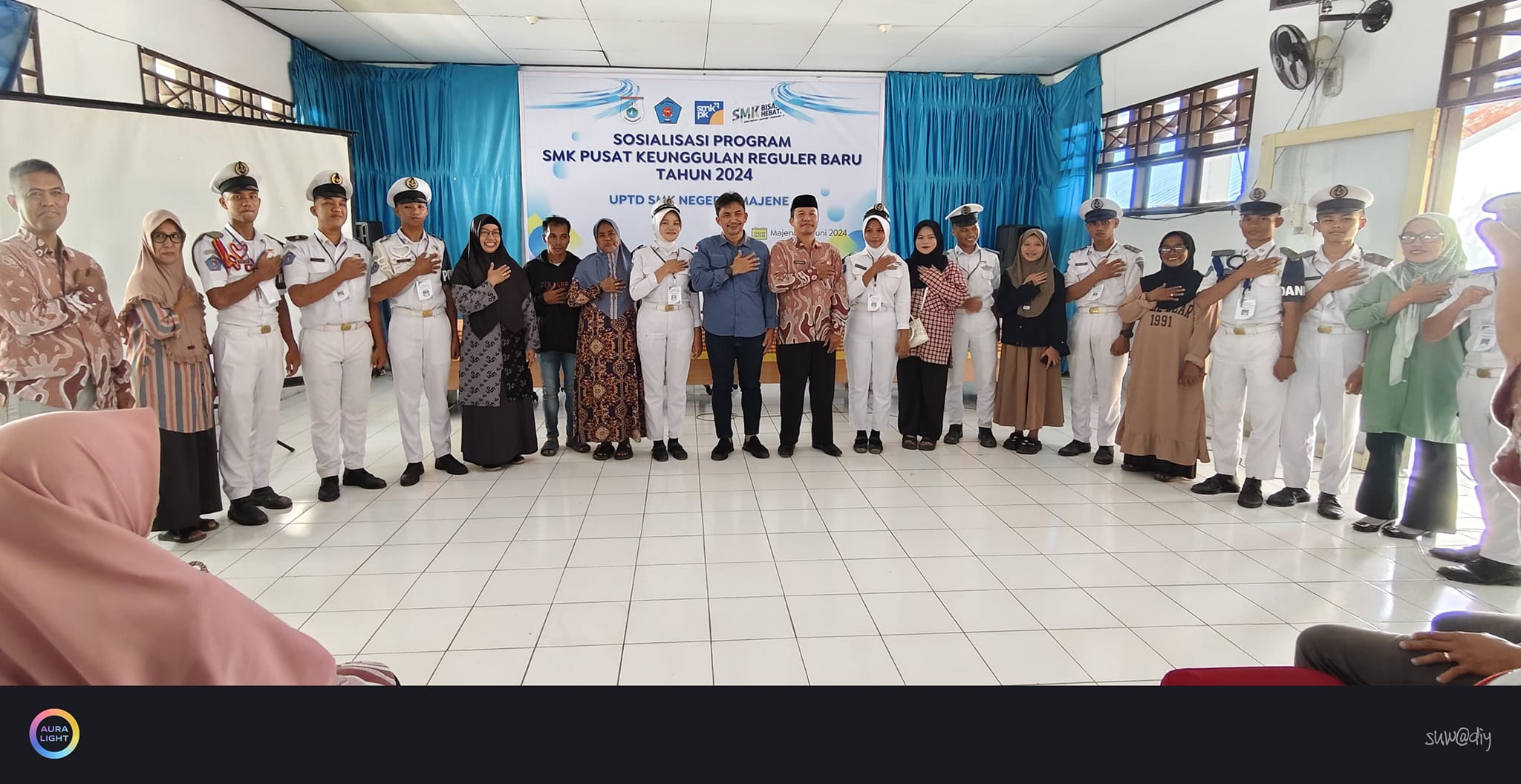 Kadis Dikbud Sulbar Hadiri Sosialisasi SMK Pusat Keunggulan Reguler Baru di SMKN 3 Majene