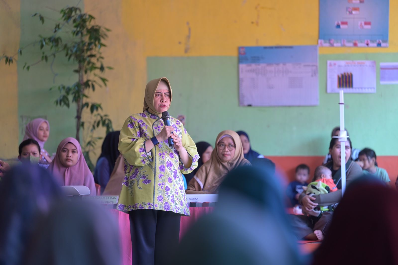 Indira Tinjau Gerakan Intervensi Serentak Pencegahan Stunting di Tamalanrea