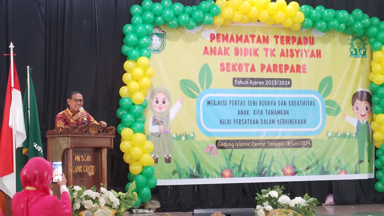 Kepala Disdikbud Parepare Puji TK Aisyiyah Penamatan Dalam Kota, Pesankan Jangan Paksakan Anak Dipercepat Masuk SD