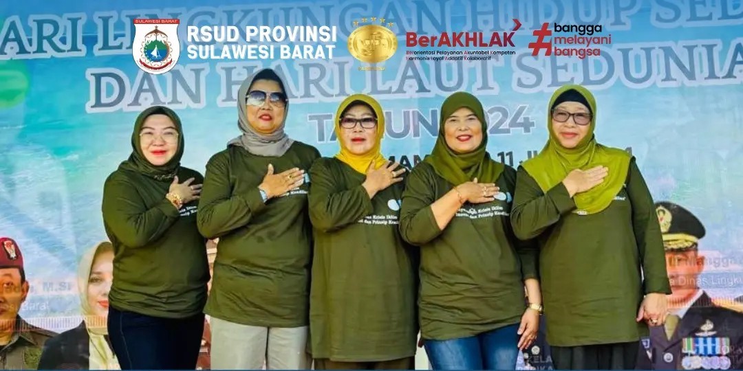 Direktur RSUD Sulbar Hadiri Peringatan Hari Lingkungan Hidup dan Hari Laut Sedunia