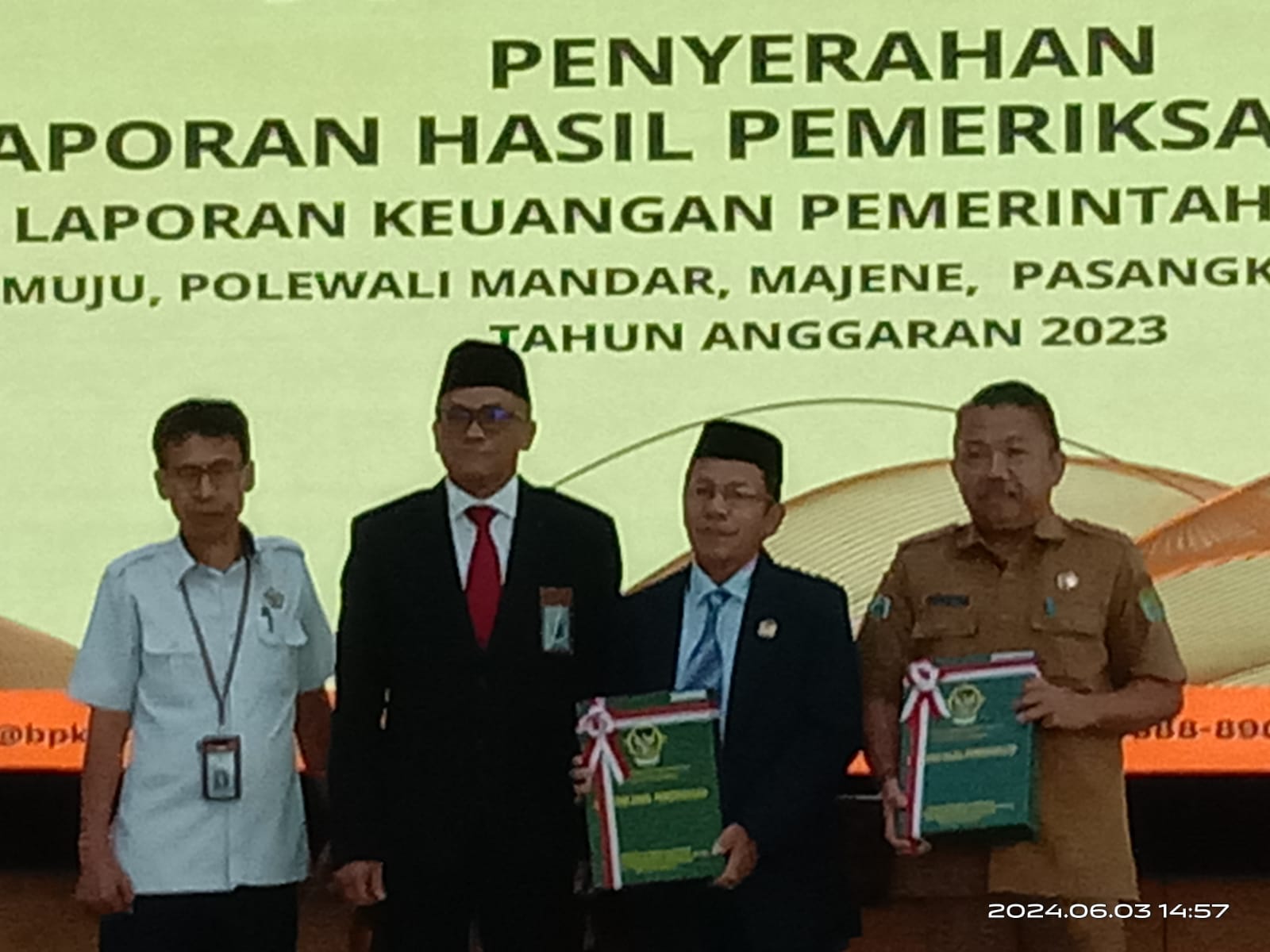 Pasangkayu Raih Opini WTP 9 Kali Berturut-turut