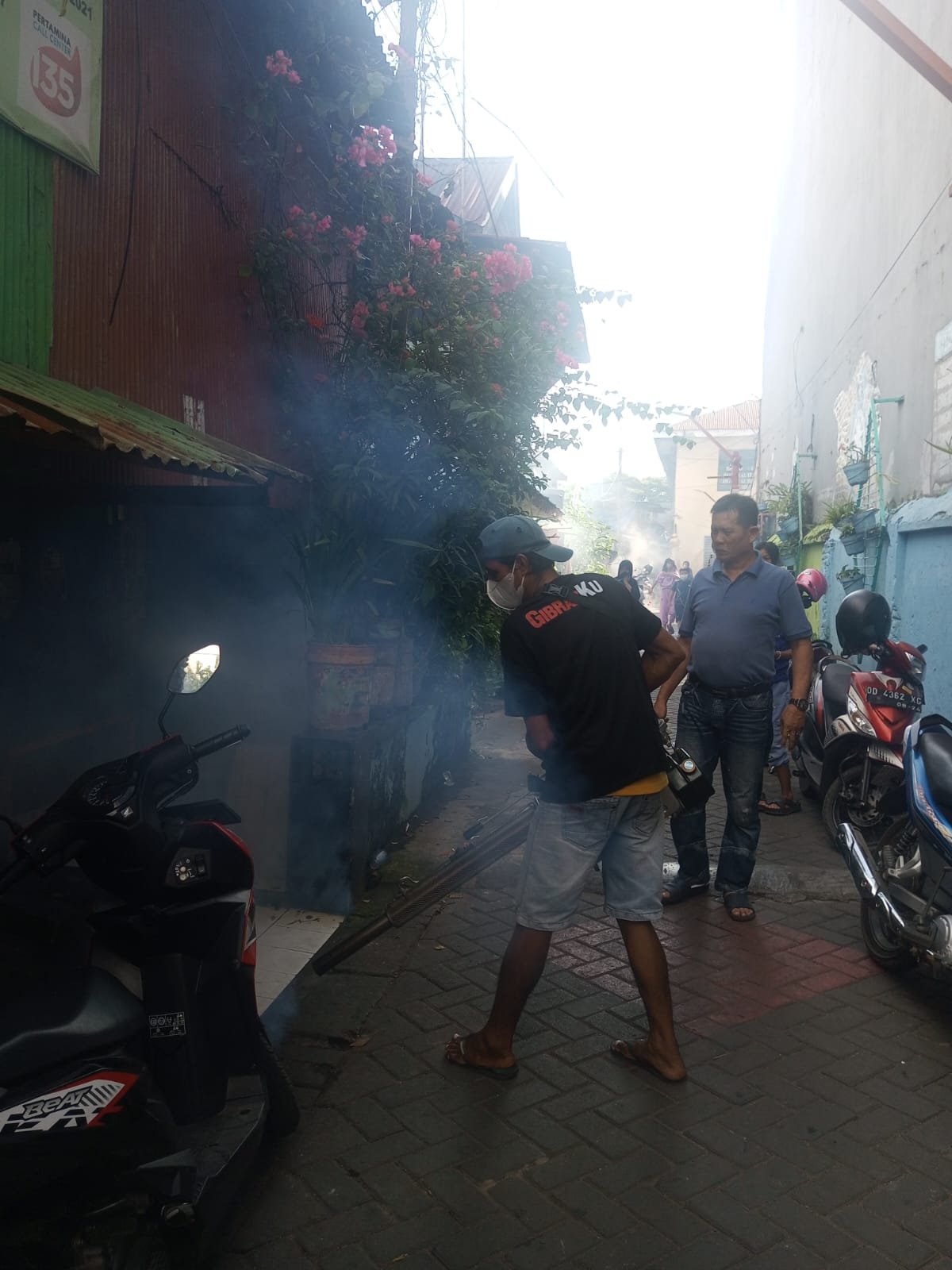 Memasuki Musim Pancaroba, Warga Bunga Ejaya Minta Ahmad Susanto Gelar Fogging di Wilayahnya