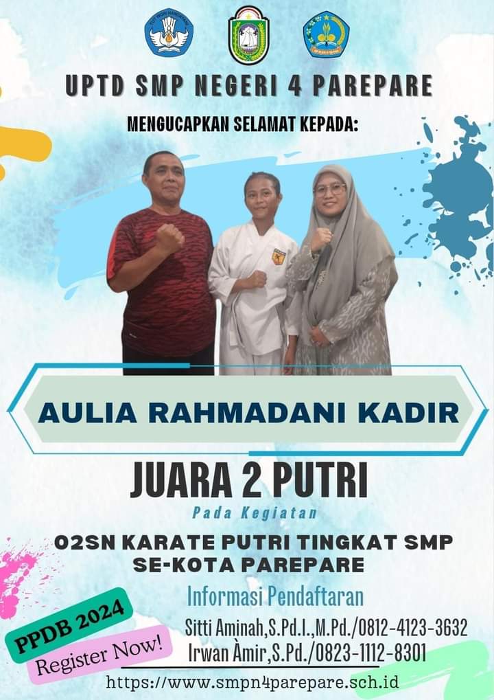 Pelajar SMPN 4 Borong Juara di O2SN Tingkat SMP se-Parepare 