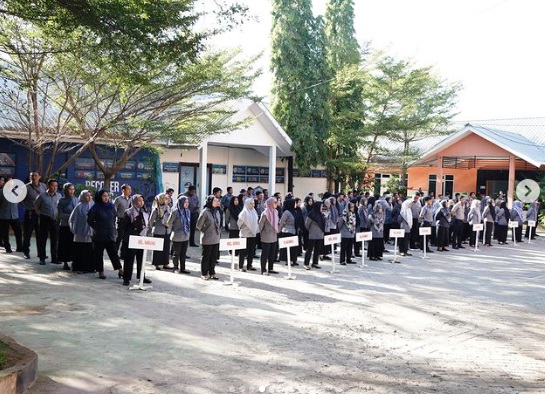 Awali Aktivitas Setelah Libur Idul Adha, Kecamatan Biringkanaya dan 11 Kelurahan Laksanakan Apel Pagi