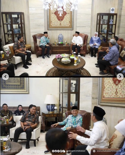 Danny Pomanto Terima Kunjungan Silaturrahmi Pj Gubernur Prof Zudan