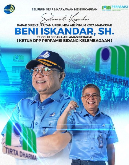 Selamat! Beni Iskandar Terpilih Aklamasi Sebagai Ketua DPP Perpamsi Bidang Kelembagaan