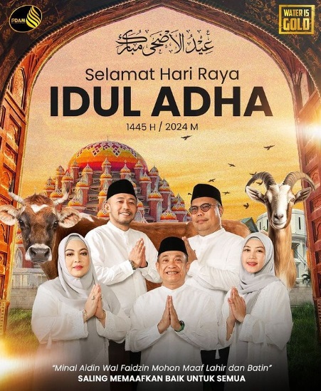 PDAM Makassar Ucapkan Selamat Hari Raya Idul Adha 1445 H