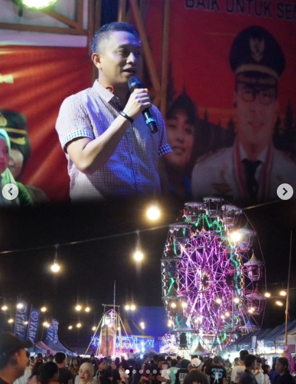 Camat Ujung Tanah Buka Pasar Malam Utara Fest 2024