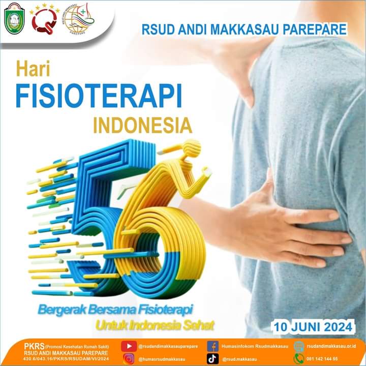 RSUD Andi Makkasau Ucapkan Selamat Hari Fisioterapi Indonesia, Bergerak bersama Fisioterapi untuk Indonesia Sehat