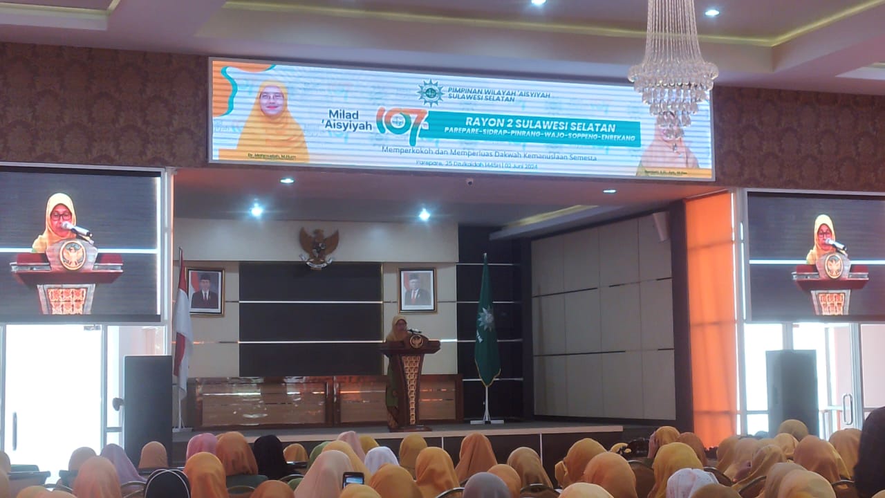 Semarak dan Sukses, Puncak Milad 107 Aisyiyah Rayon 2 Sulsel di Parepare Dihadiri Ribuan Peserta