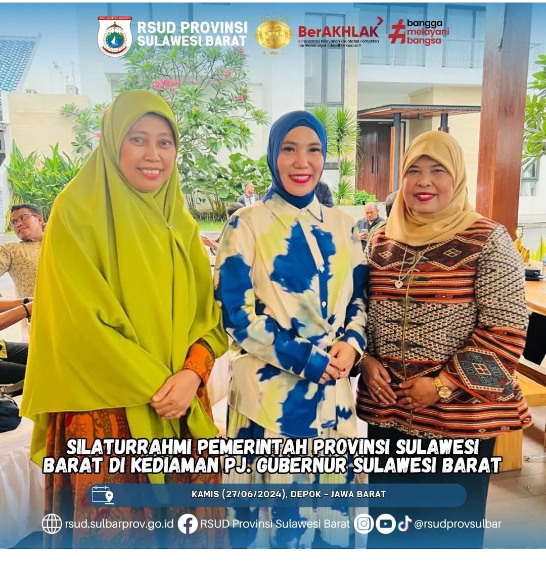 Direktur RSUD Sulbar Hadiri Kegiatan Silaturrahmi di Kediaman Pj Gubernur di Depok