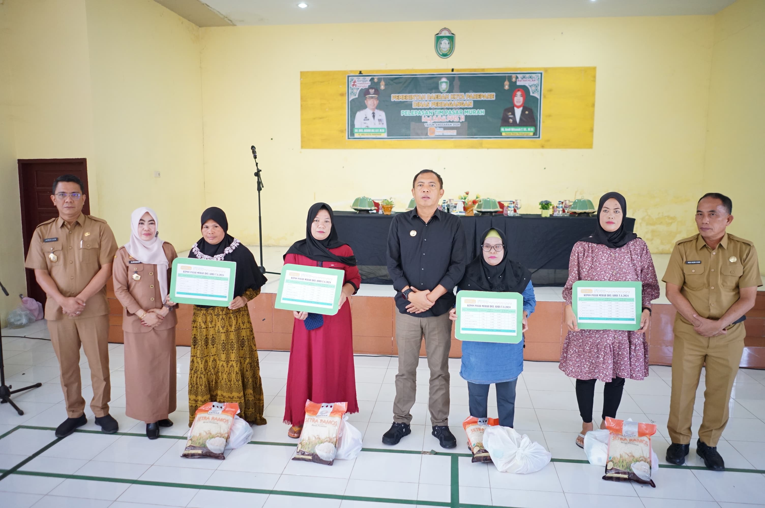 Kembali Pasar Murah, Pemkot Parepare Ringankan Beban Warga Kurang Mampu Jelang Idul Adha