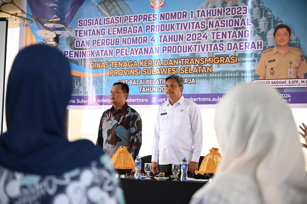 Sosialisasi Perpres dan Pergub Terkait Produktivitas Tenaga Kerja, Plh Sekprov Harap Kabupaten-Kota Segera Terbitkan Regulasi