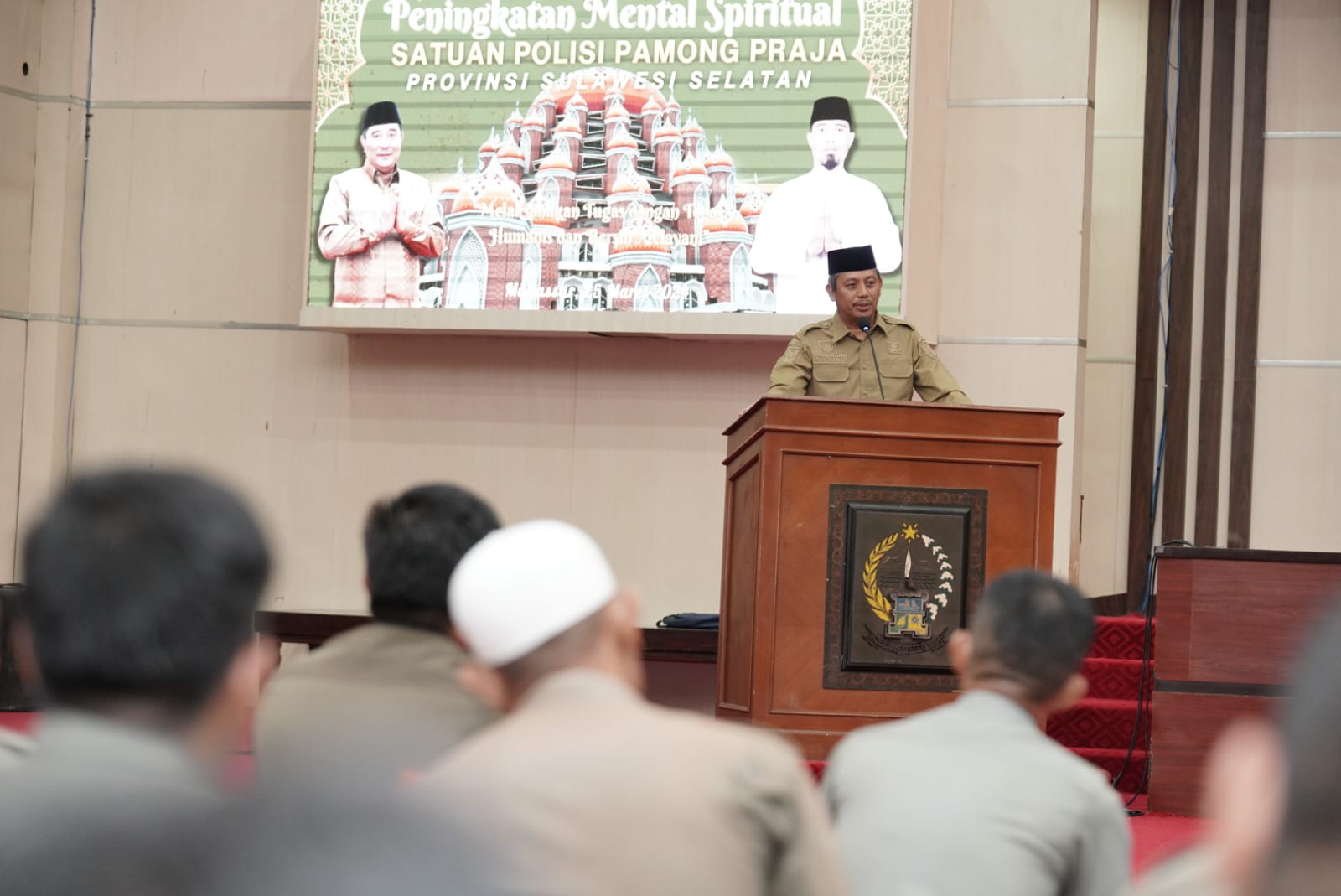 500 Aparat Satpol PP Dapat Motivasi Peningkatan Mental Spiritual dari Pj Sekda Sulsel