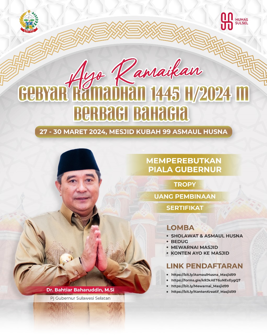 Buka Puasa Akbar dan Nuzulul Qur’an di Bone, Pemprov Sulsel Ajak Masyarakat Hadir