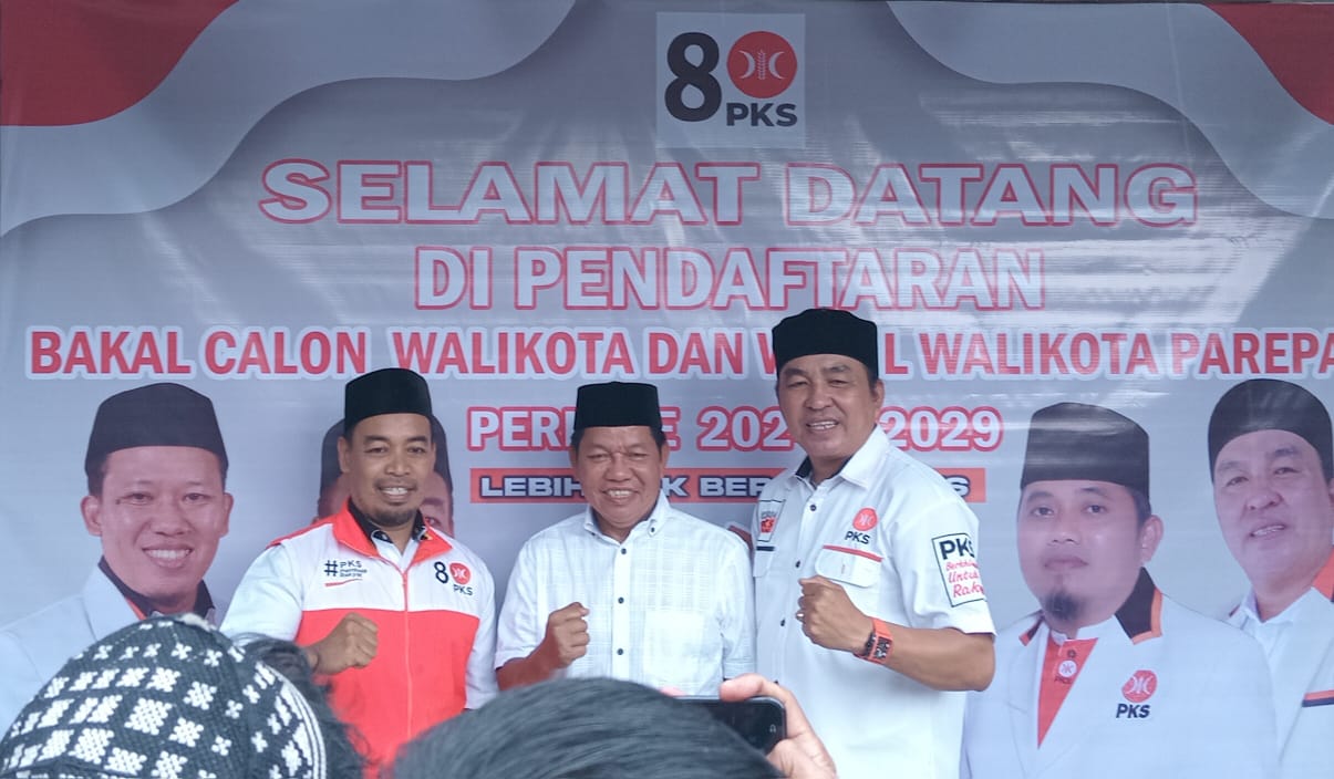 Serius Maju di Pilkada Parepare, Zaini Resmi Daftar di PKS 