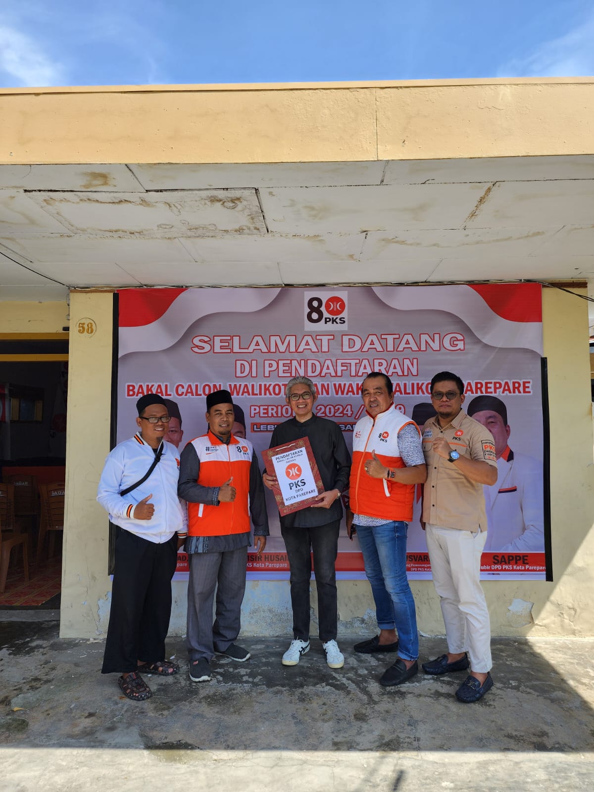 Maju Pilkada Parepare, TSM Resmi Daftar di PKS