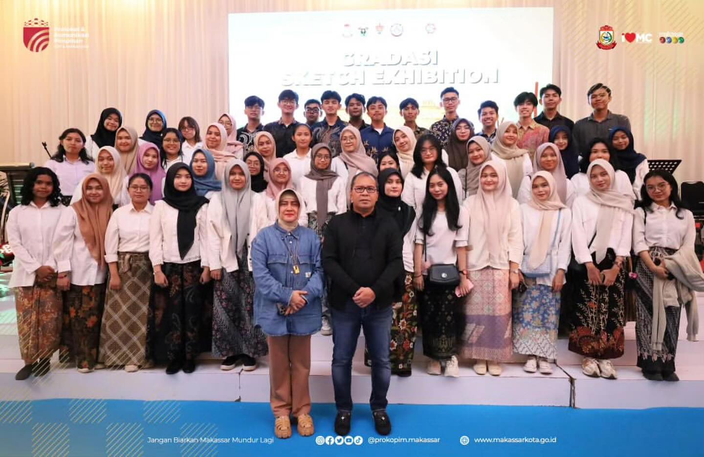 Danny Pomanto Apresiasi Kegiatan Gradasi Sketch Exhibition 2024 yang Diadakan Mahasiswa Arsitektur Unhas