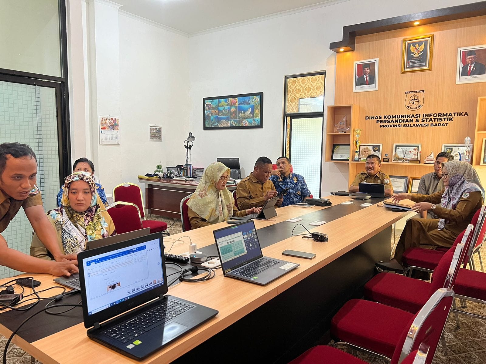 Forum OPD Diskominfo se-Sulbar, Mustari Mula Sebut Kesepakatan Akan Dibawa ke Rakortekbang Provinsi