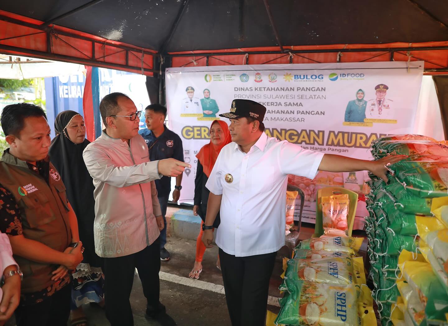 GMP di Makassar, Plt Kadis Ketahanan Pangan Dampingi Wali Kota dan Pj Gubernur Lakukan Peninjauan 