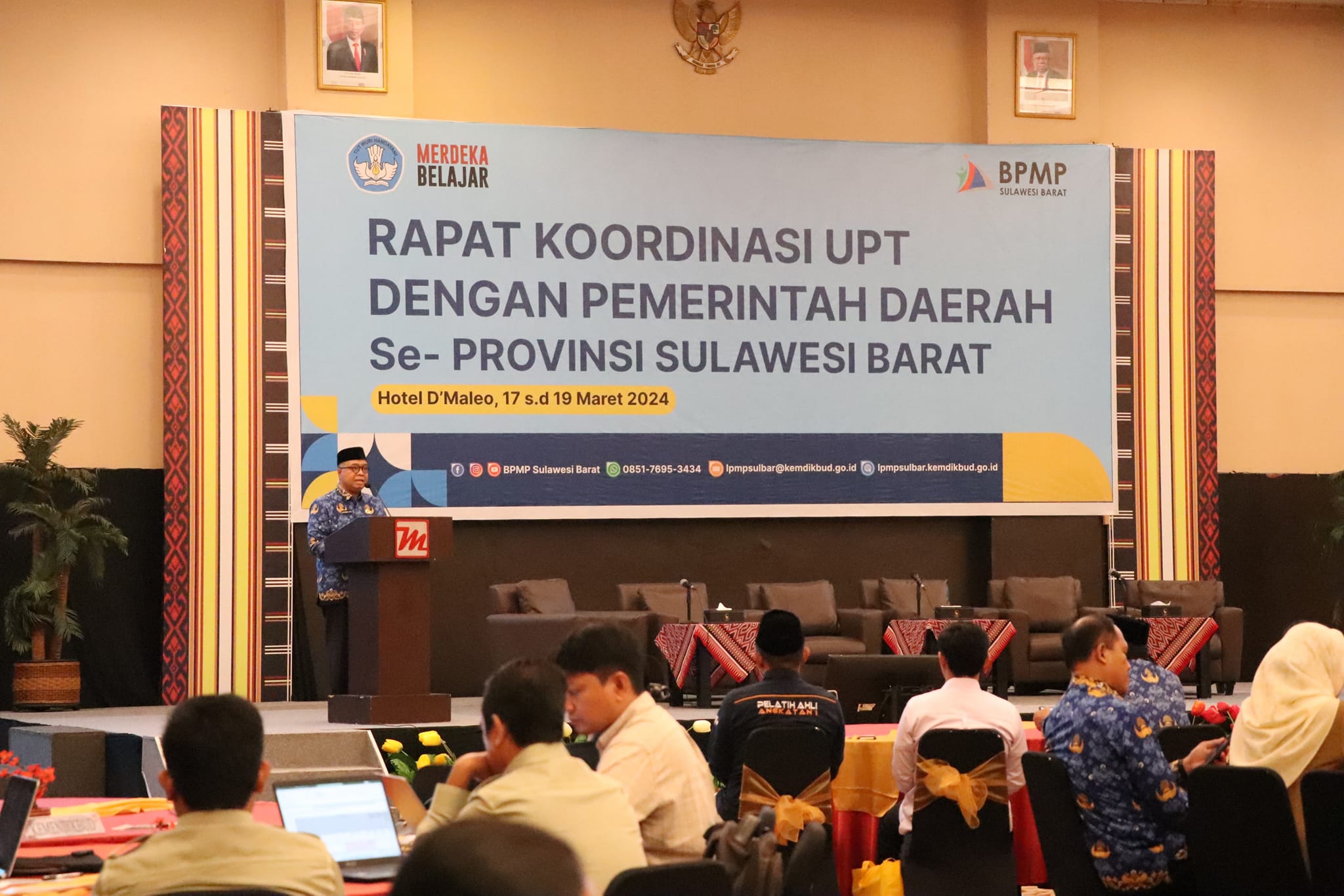 Rakor BPMP dengan Pemda se-Sulbar, Bertujuan untuk Memajukan Level Pendidikan