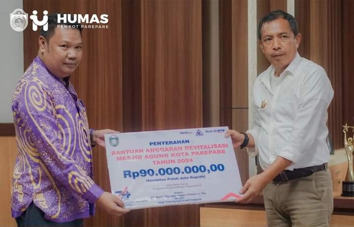 Kerja Sama PAM Tirta Karajae dan Bank BTN Hasilkan CSR untuk Pemkot Parepare 