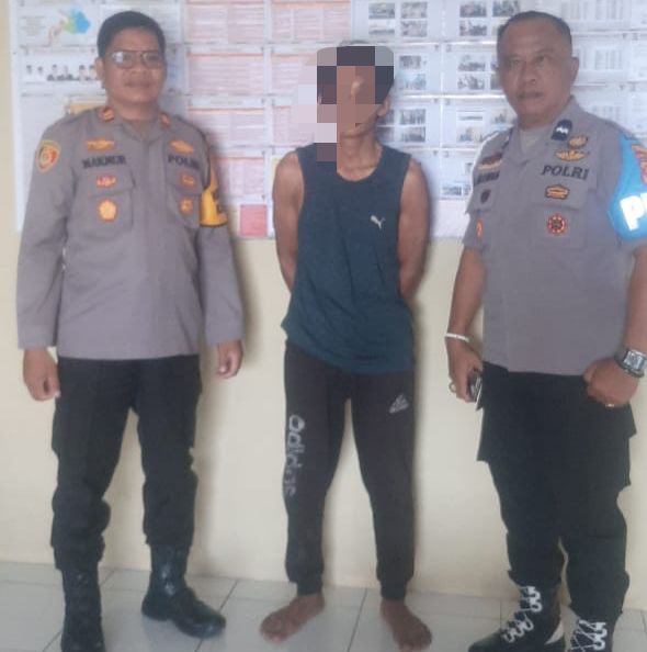 Polsek Kalukku Amankan Pria yang Gerayangi Anak Tiri Hingga Hamil dan Melahirkan