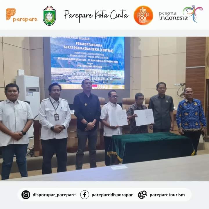 Resmi Teken Kontrak, Stadion Gelora BJ Habibie Mulai Direnovasi, Pj Wali Kota Parepare Optimis Gairahkan Industri Sepak Bola Sulsel 