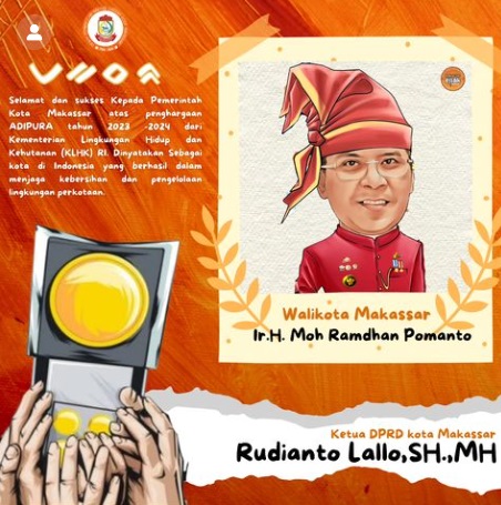 DPRD Ucapkan Selamat Atas Raihan Penghargaan Adipura Kota Makassar