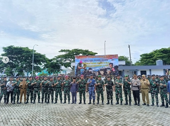 Sekcam Biringkanaya Hadiri Pembukaan Pendidikan Siswa Diktama PK TNI AL