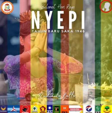 DPRD Makassar Ucapkan Selamat Hari Raya Nyepi