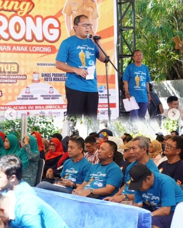 Camat Ujung Tanah Hadiri Launching Jappa Rong di Parang Tambung