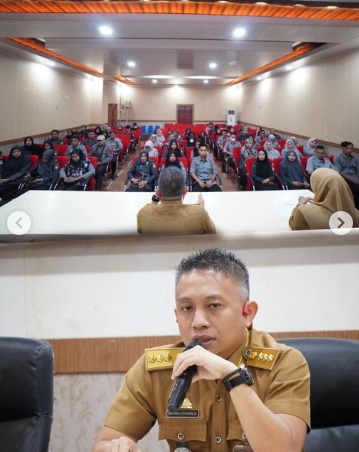 Pimpin Rakor Bersama Laskar Pelangi, Camat Ujung Tanah Ingatkan Peningkatan Kinerja 