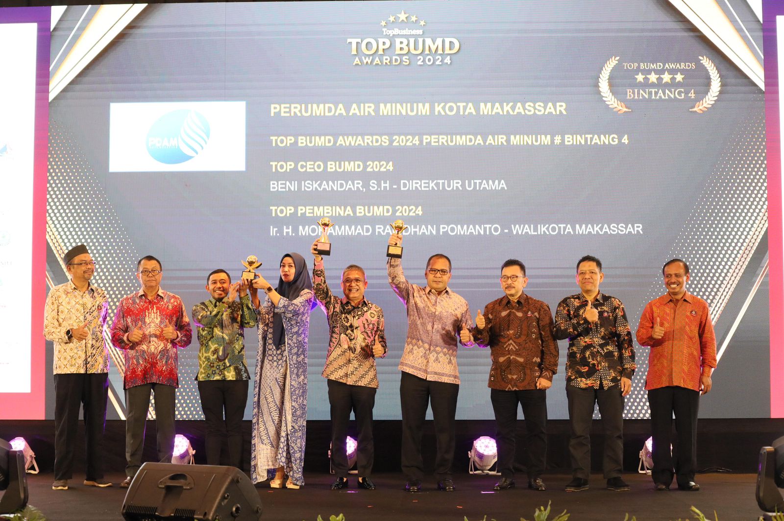 Top BUMD Awards 2024, Dirut PDAM Makassar Raih Penghargaan Top CEO BUMD 2024