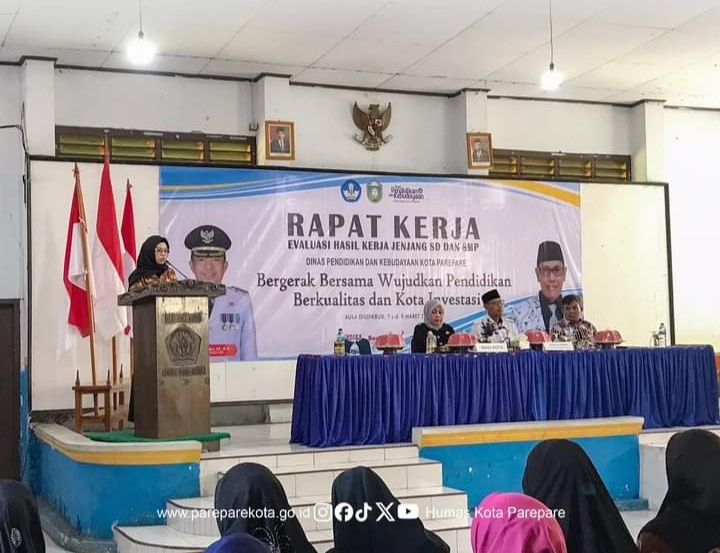 Raker Evaluasi SD dan SMP, Disdikbud Parepare Komitmen Wujudkan Pendidikan Berkualitas dan Kota Investasi 