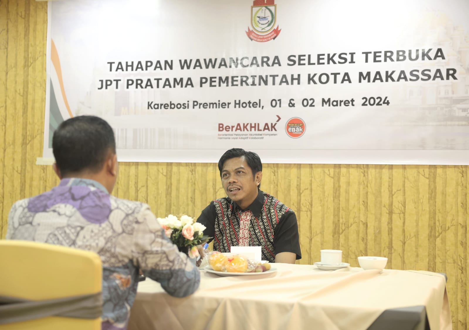 Lolos Tahapan Wawancara, Pj Sekda Minta 36 Peserta Lelang Jabatan Fokus Paparkan Inovasinya