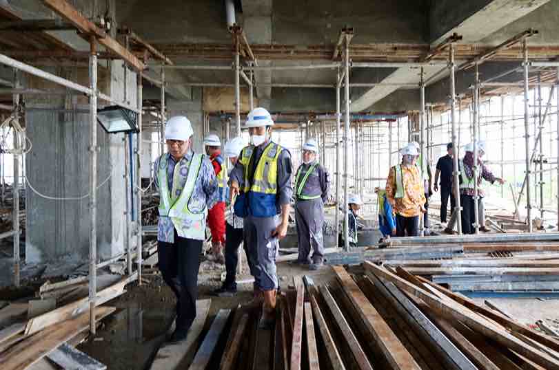 Danny Pomanto Kembali Tinjau MGC, Progres Struktur Bangunan Capai 90 Persen