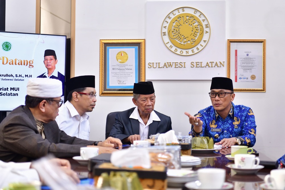 Bertemu Pengurus MUI Sulsel, Pj Gubernur Prof Zudan Ingin Perkuat Kerjasama dan Sinergi