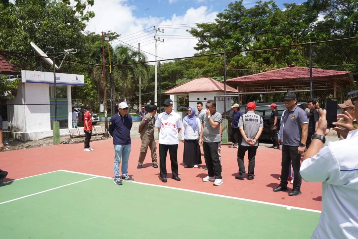 Pj Gubernur Sulbar Tinjau Venue Popda IX di Mamuju Tengah