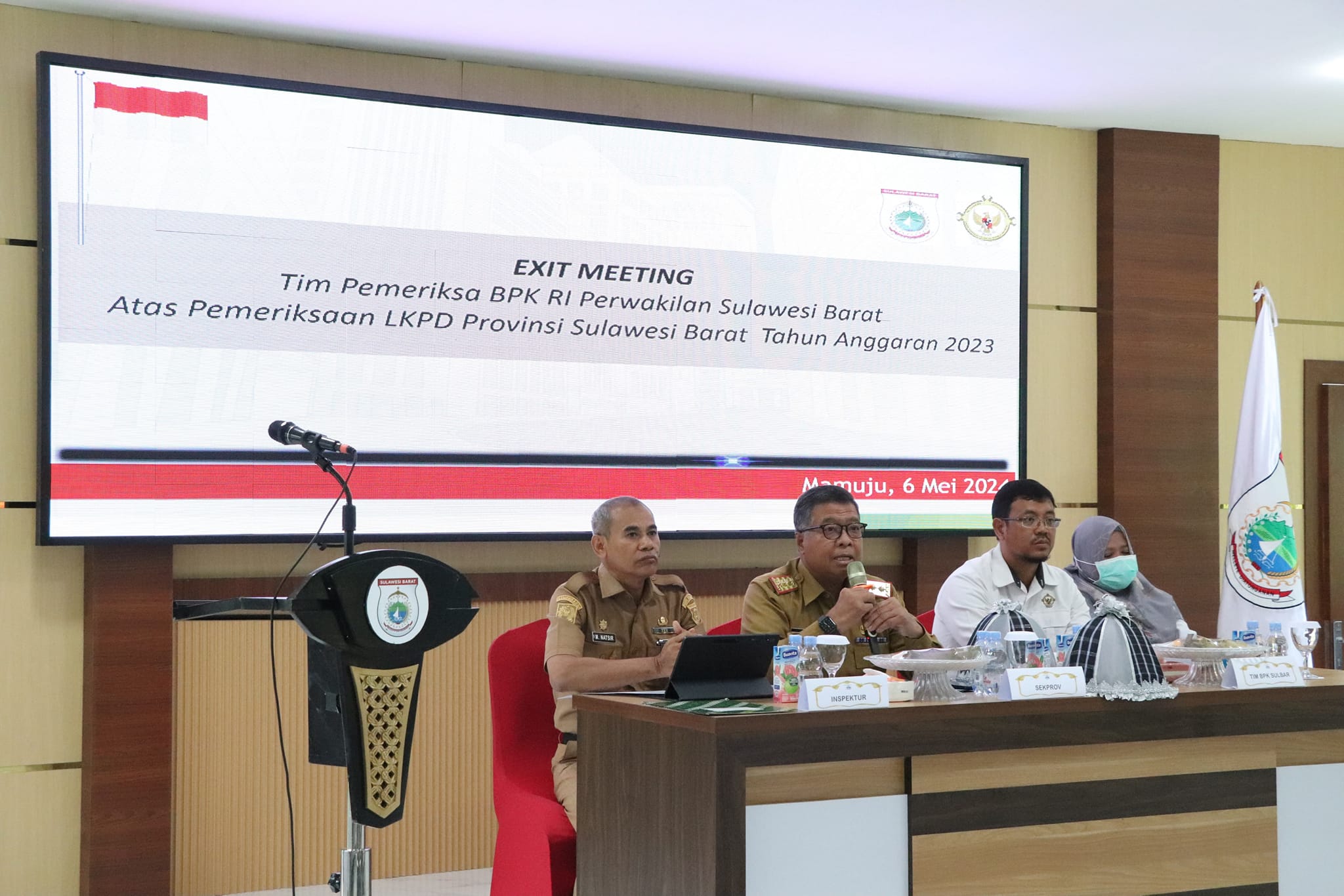 Pemeriksaan Interen BPK Selesai, Pemprov Sulbar Gelar Exit Meeting 