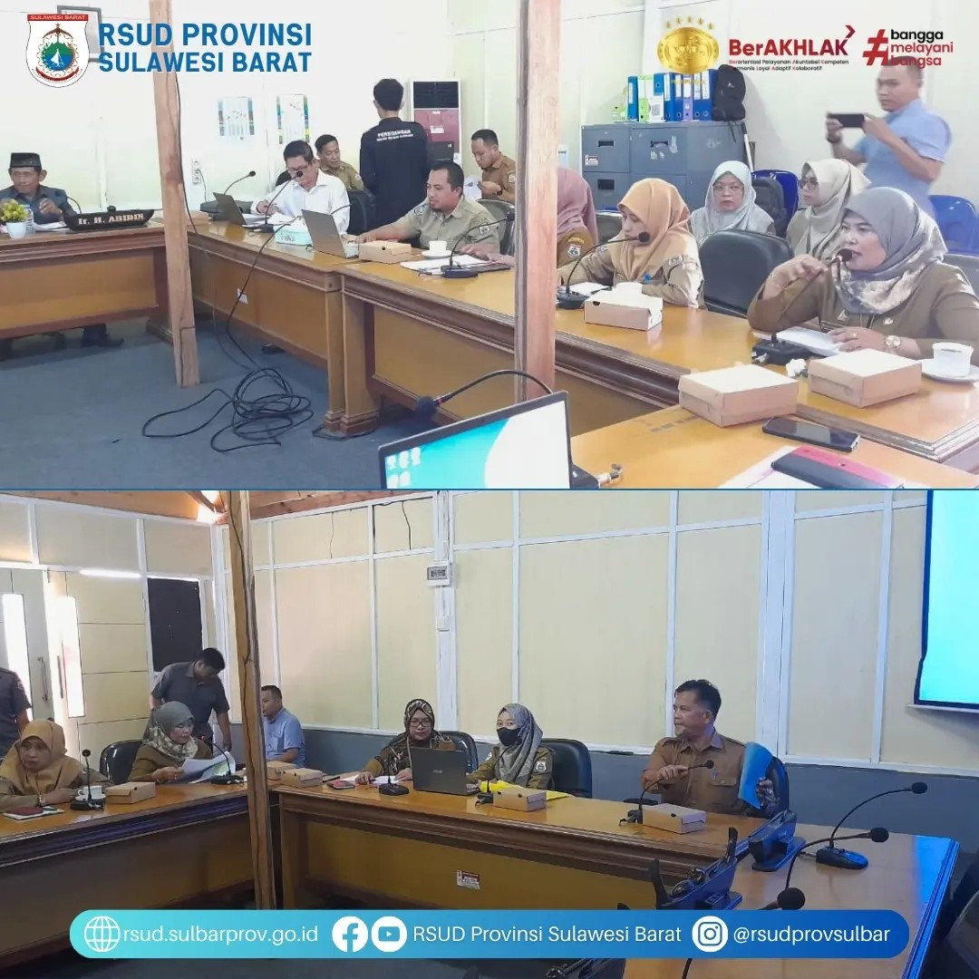 Direktur RSUD Hadiri Raker Komisi IV DPRD Sulbar