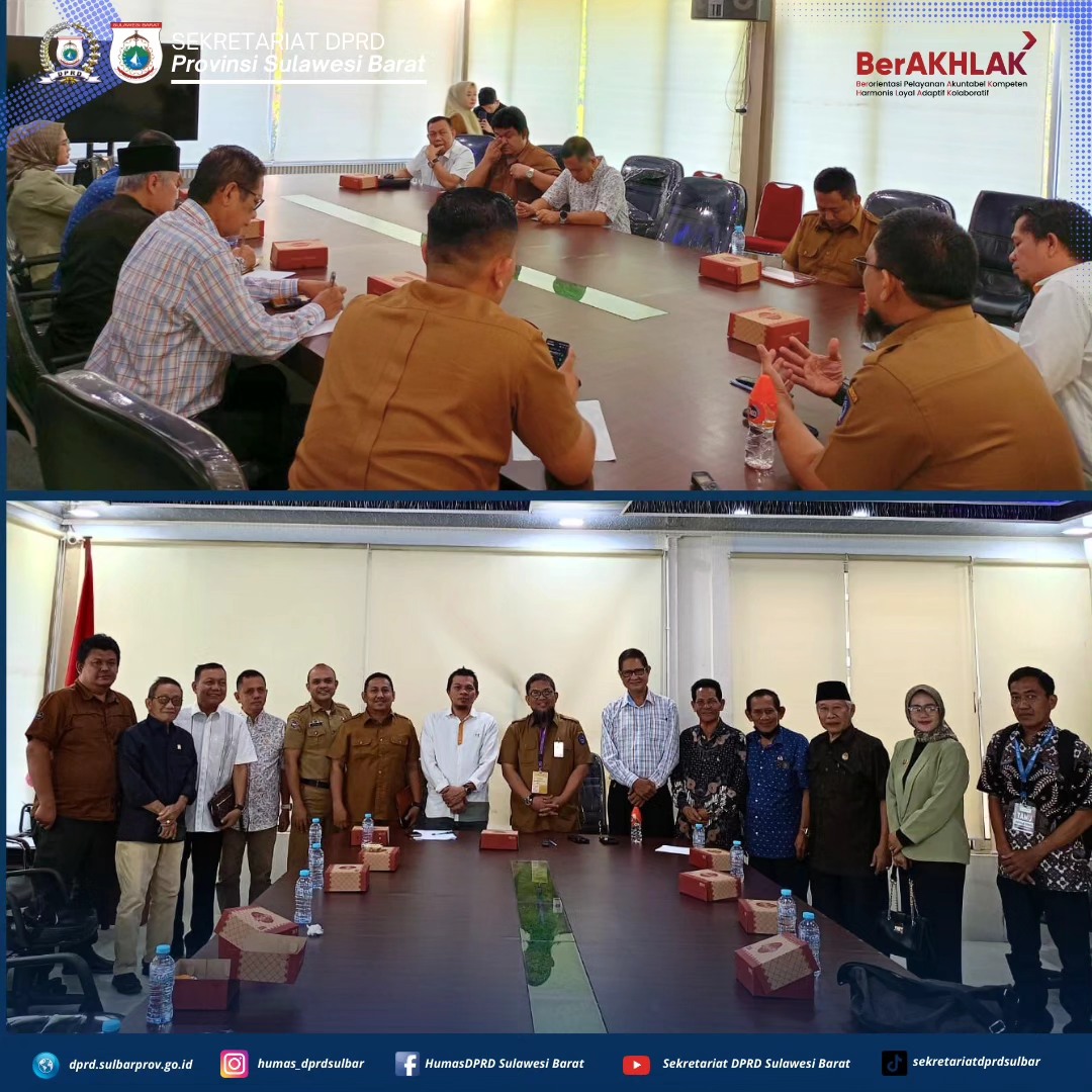 Hamsah Sunuba Bersama Komisi IV DPRD Sulbar Kunker di Dinas Pendidikan Sulsel