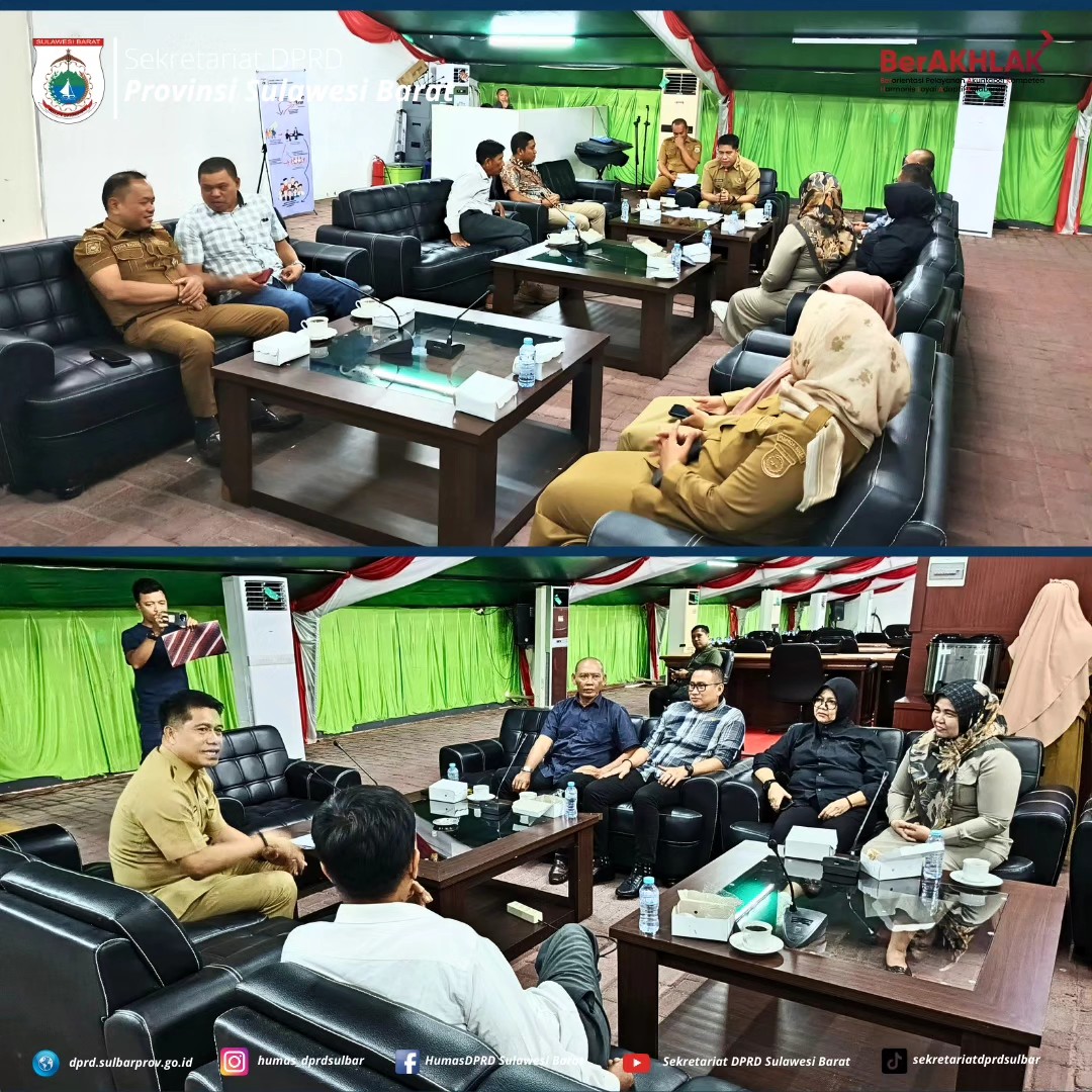 Sekwan Terima Kunker DPRD Pasangkayu dan DPRD Pangkep