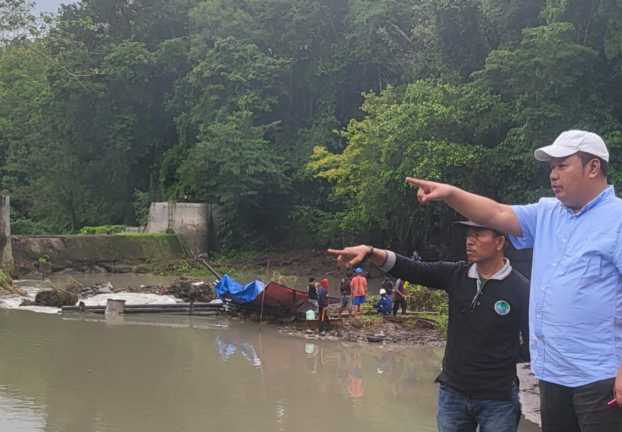 PAM Tirta Karajae Gerak Cepat Tangani Bendung Karajae Jebol Pasca Hujan Deras 
