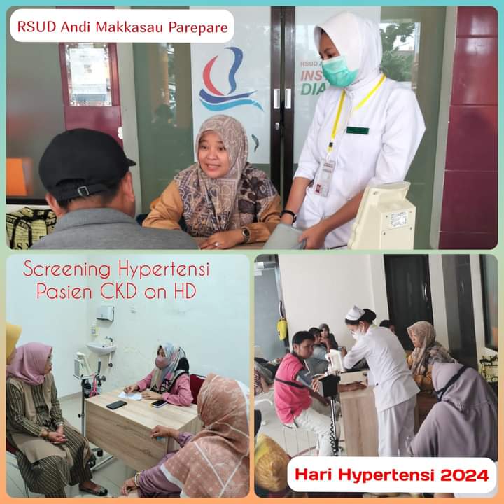 Unit Dialisis RSUD Andi Makkasau Beri Edukasi Masyarakat Cegah Hipertensi