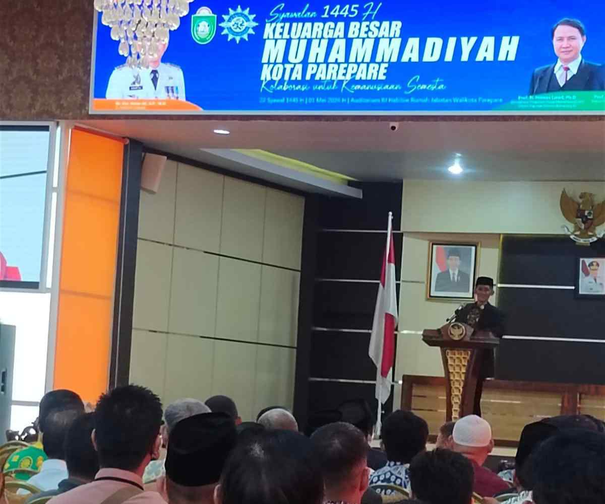 Syawalan Muhammadiyah Parepare Bermakna, Sinergitas Kuat Pemkot dengan Muhammadiyah 