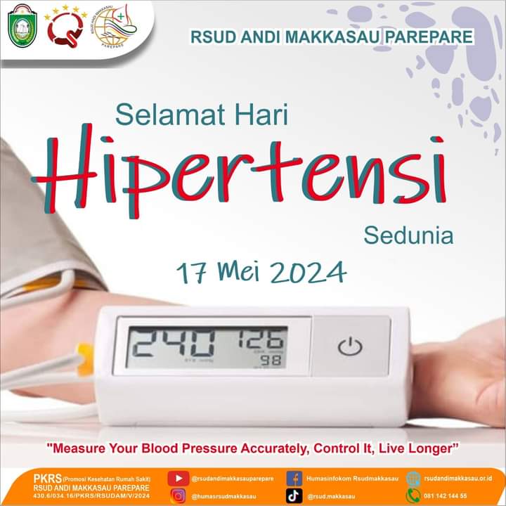 Hari Hipertensi Sedunia, RSUD Andi Makkasau Edukasi Kesadaran Masyarakat Tentang Hipertensi 