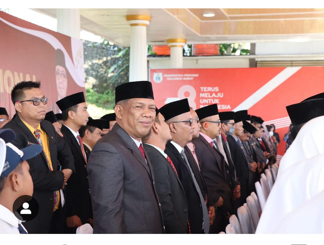 Kepala Biro Umum Hadiri Upacara Peringatan Harkitnas yang Dipimpin Langsung Pj Gubernur Sulbar