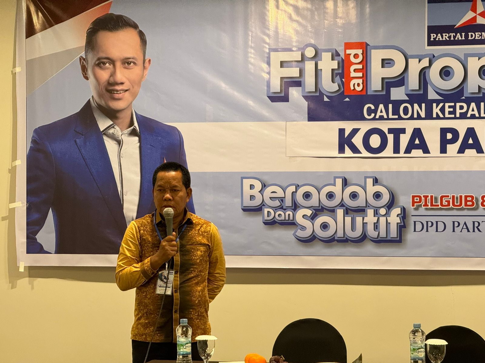 Taro Ada Taro Gau, MZ Tanpa Pendamping Mantap Menjawab Pertanyaan Panelis di Fit And Proper Test Calon Wali Kota Parepare 