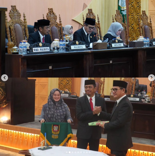 DPRD Makassar Gelar Paripurna Penyampaian LKPJ Wali Kota, Pendapatan Daerah Terealisasi Rp4,51 Triliun